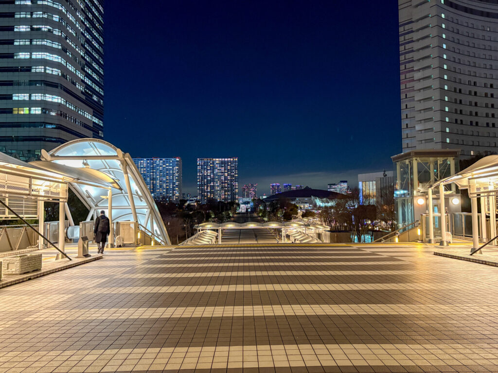 国際展示場駅までの道