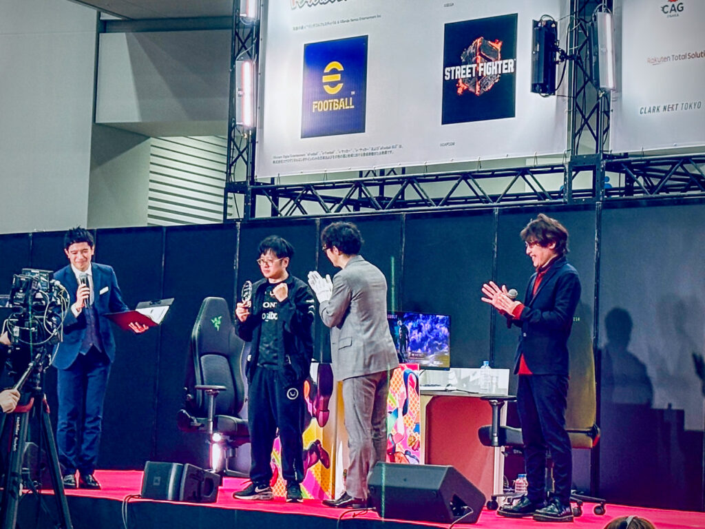 優勝後のふ〜ど選手